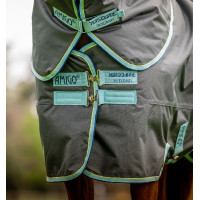 Couverture Horseware Amigo Hero Ripstop Plus avec couvre-cou 200g Gris shadow / haze / marine Couverture Horseware Amigo Hero Ripstop Plus avec couvre-cou 200g Gris shadow / haze / marine