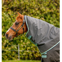 Horseware Amigo Hero Ripstop Plus deken met halsstuk 200g Grijs schaduw / nevel / marine