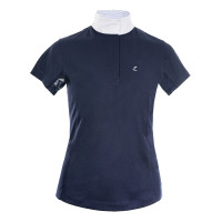 Damespolo met korte mouwen Blaire Horze Crescendo Donkerblauw Damespolo met korte mouwen Blaire Horze Crescendo Donkerblauw