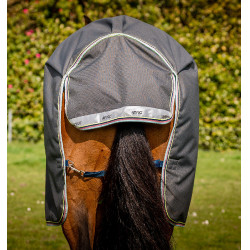 Couverture Horseware Amigo® Bravo 12 Plus 250g 1200D Gris shadow / marine / lime