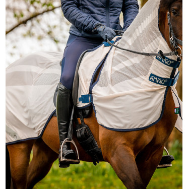 Uitrijdeken Horseware anti-vliegen Fluo Amigo Flyrider 0g Uitrijdeken Horseware anti-vliegen Fluo Amigo Flyrider 0g