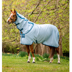 Vliegendeken Horseware Amigo Bug Rug 0g Bleu azure / marine / bleu électrique Vliegendeken Horseware Amigo Bug Rug 0g Bleu azure / marine / bleu électrique