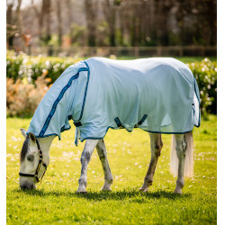 Couverture anti-mouches Horseware Amigo Bug Rug 0g Bleu azure / marine / bleu électrique