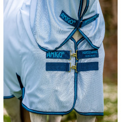 Vliegendeken Horseware Amigo Bug Rug 0g Bleu azure / marine / bleu électrique Vliegendeken Horseware Amigo Bug Rug 0g Bleu azure / marine / bleu électrique