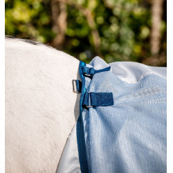 Vliegendeken Horseware Amigo Bug Rug 0g Bleu azure / marine / bleu électrique Vliegendeken Horseware Amigo Bug Rug 0g Bleu azure / marine / bleu électrique