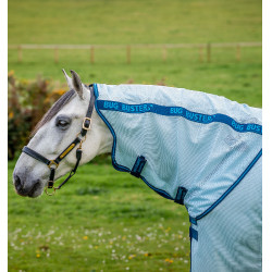 Couverture anti-mouches Horseware Amigo Bug Buster Bleu azure / marine / bleu électrique Couverture anti-mouches Horseware Amigo Bug Buster Bleu azure / marine / bleu électrique