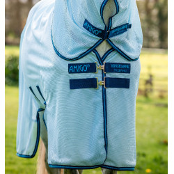 Couverture anti-mouches Horseware Amigo Bug Buster Bleu azure / marine / bleu électrique Couverture anti-mouches Horseware Amigo Bug Buster Bleu azure / marine / bleu électrique