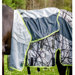 Couverture anti-mouches Horseware Camouflage 3-en-1 Amigo® CamoFly Imprimé gris / lime Motifs Couverture anti-mouches Horseware Camouflage 3-en-1 Amigo® CamoFly Imprimé gris / lime Motifs