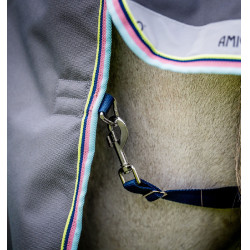 Couverture Horseware Amigo Bravo 12 Original 100g Gris shadow / marine / lime Couverture Horseware Amigo Bravo 12 Original 100g Gris shadow / marine / lime