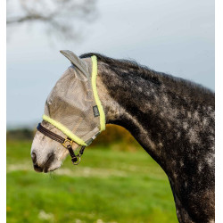 Masque anti-mouches Horseware Amigo Argent / lime