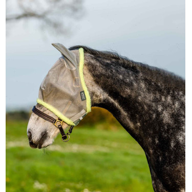 Masque anti-mouches Horseware Amigo Argent / lime