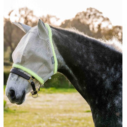 Masque anti-mouches Horseware Amigo Argent / lime