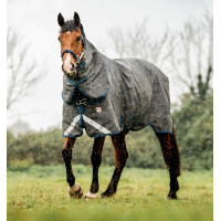 Horseware Rhino HexStop Plus Turnout 0g-deken Grijs / indigo / marineblauw