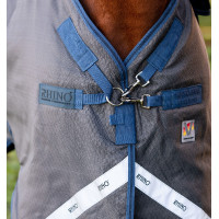 Horseware Rhino HexStop Plus Turnout 0g-deken Grijs / indigo / marineblauw