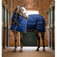Couverture Horseware Rambo Optimo Stable Plus 400g Marine / beige / bleu / marine Bleu marine Couverture Horseware Rambo Optimo Stable Plus 400g Marine / beige / bleu / marine Bleu marine