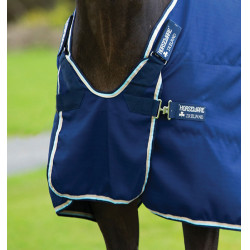 Horseware Rambo Optimo Stable Plus 400g deken Marine / beige / blauw / marine Marineblauw