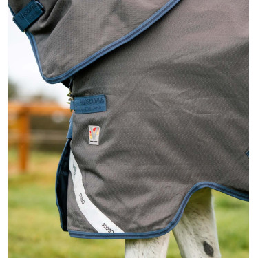 Couverture Horseware Rhino Hexstop Plus Turnout 100g Gris / indigo / marine Couverture Horseware Rhino Hexstop Plus Turnout 100g Gris / indigo / marine