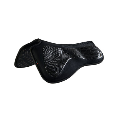 Amortisseur MF DS SW-3DS en daim avec grip double face plat Acavallo Noir