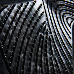 Amortisseur MF DS SW-3DS en daim avec grip double face plat Acavallo Noir