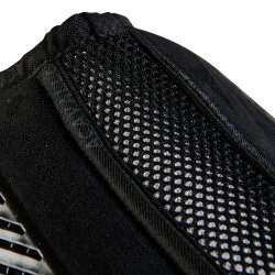 Amortisseur MF DS SW-3DS en daim avec grip double face plat Acavallo Noir