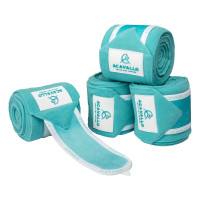 Anti-pilling fleece bandages Speciale Editie Acavallo Lichtblauw