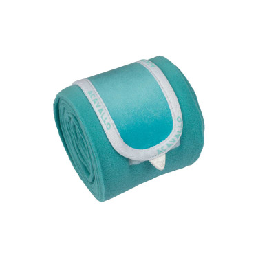 Anti-pilling fleece bandages Speciale Editie Acavallo Lichtblauw