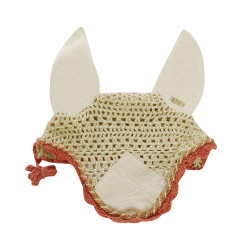 Paardendeken Derby van katoen Crème / multikleur / oranje Beige