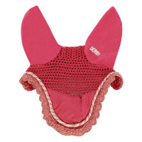 Bonnet pour chevaux Derby en coton Fuchsia / multicouleur / rose
