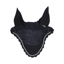Paardendeken Derby van katoen Marine / zilver / marine Blauw