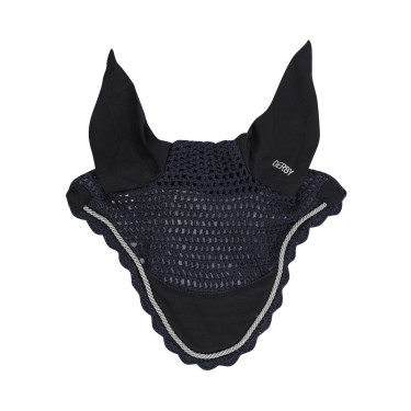 Paardendeken Derby van katoen Marine / zilver / marine Blauw