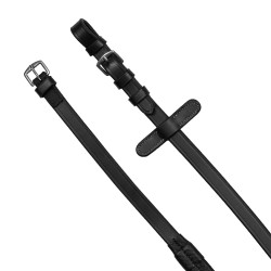 Anatomisch hoofdstel met Equestro-logo Zwart