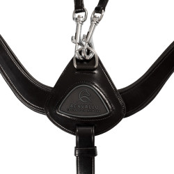 Collier de chasse anatomique 5 points Acavallo Noir Collier de chasse anatomique 5 points Acavallo Noir