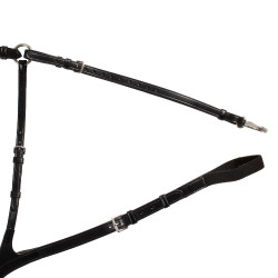 Collier de chasse anatomique 5 points Acavallo Noir Collier de chasse anatomique 5 points Acavallo Noir