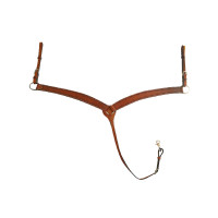 Collier de chasse avec décoration en fil de fer barbelé Pool's Châtaigne