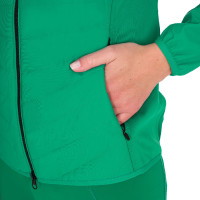 Doudoune femme en mélange technique Equestro Vert outremer Doudoune femme en mélange technique Equestro Vert outremer