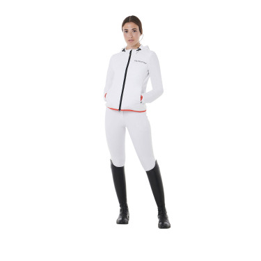 Doudoune femme en mélange technique Equestro Blanc