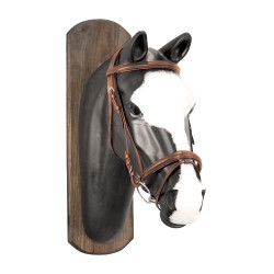 Filet Derby avec rênes en coton Cognac Marron Filet Derby avec rênes en coton Cognac Marron