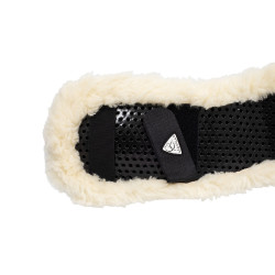 Fourreau de sangle classique en gel et fausse peau de mouton Acavallo Naturel Marron