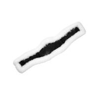Fourreau de sangle court gel classique avec peau de mouton Acavallo Blanc Fourreau de sangle court gel classique avec peau de mouton Acavallo Blanc