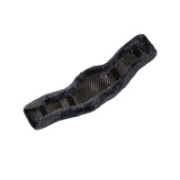 Fourreau de sangle court gel classique avec peau de mouton Acavallo Gris Fourreau de sangle court gel classique avec peau de mouton Acavallo Gris