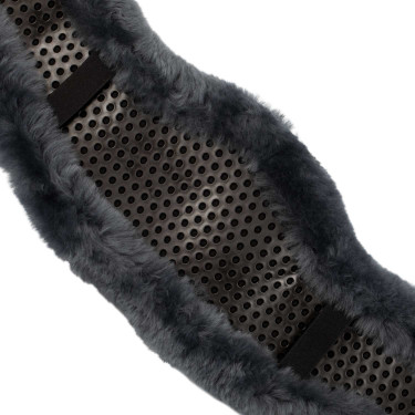 Fourreau de sangle court gel classique avec peau de mouton Acavallo Gris