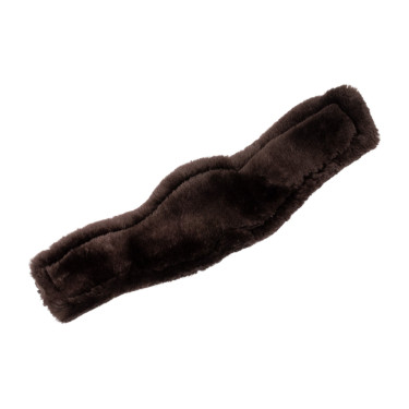 Korte singelhoes gel klassiek met schapenvacht Acavallo Bruin