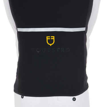 Slim fit Equestro herenbodywarmer van technische stof Slim fit Equestro herenbodywarmer van technische stof
