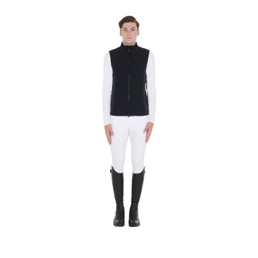 Slim fit Equestro herenbodywarmer van technische stof Slim fit Equestro herenbodywarmer van technische stof