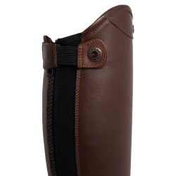 Mini chaps en cuir lisse Masaccio Franceschini Marron foncé Mini chaps en cuir lisse Masaccio Franceschini Marron foncé