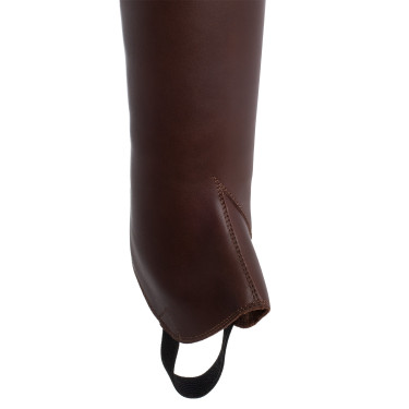 Mini-chaps in glad leer Masaccio Franceschini Donkerbruin