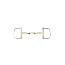 Dubbele gebroken D-ring bit Happy Mouth