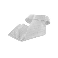 Plastron met zilveren rand Equestro Wit Plastron met zilveren rand Equestro Wit