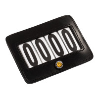 Porte-numéro de concours à 4 chiffres 12x8 cm Equestro Noir Porte-numéro de concours à 4 chiffres 12x8 cm Equestro Noir