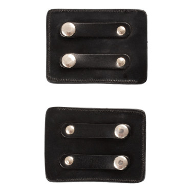 Wedstrijddrager voor rugnummer met 4 cijfers 12x8 cm Equestro Zwart